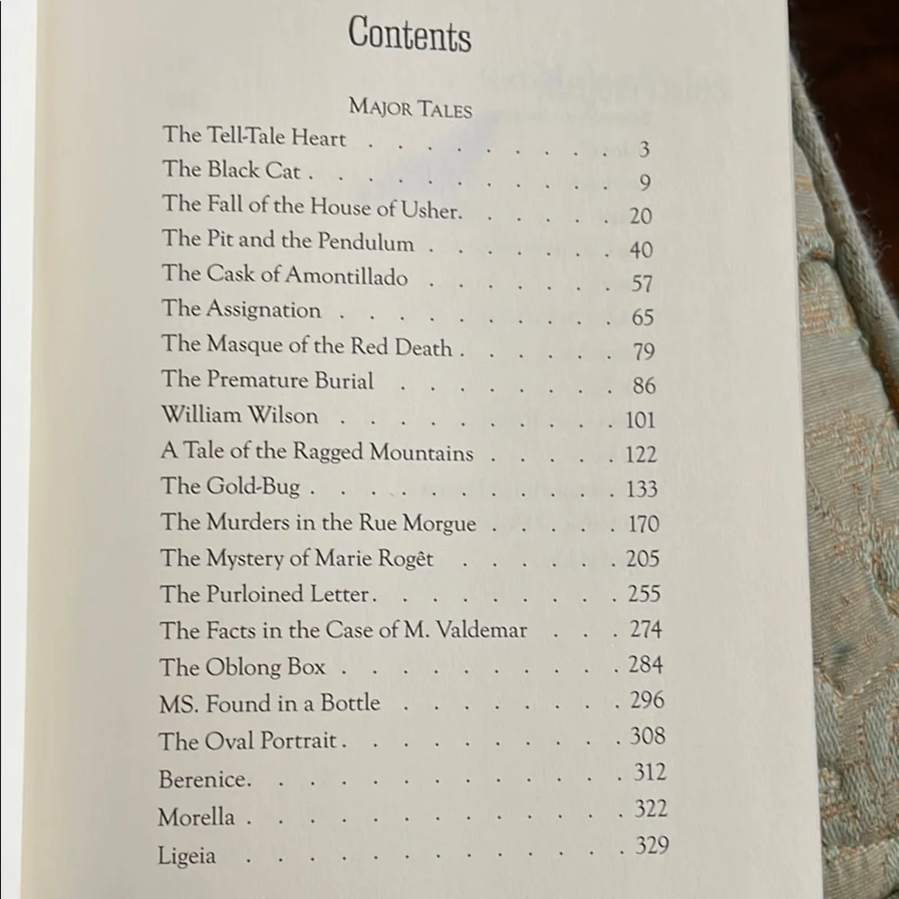 Edgar Allan Poe Black and White Book - Picture 2 of 4